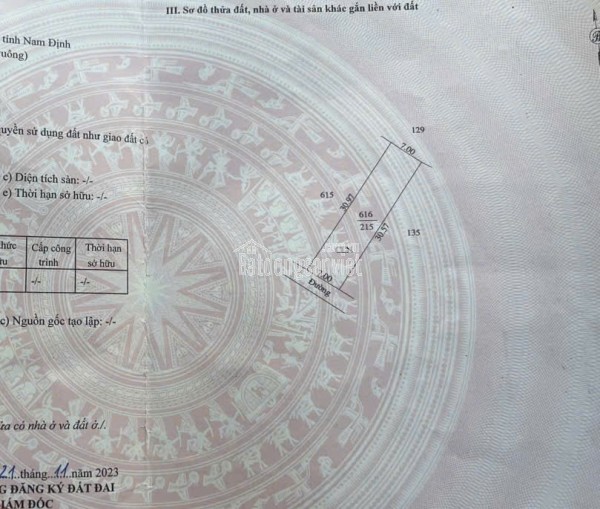 Chỉ hơn 1 tỷ bán lô đất 90m2 sát khu công nghiệp vsip hải long nam định