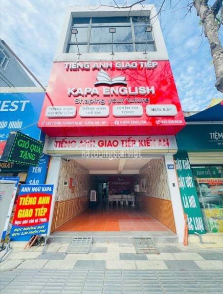 CẦN BÁN NHÀ MẶT ĐƯỜNG 213m²  TRUNG TÂM KIẾN AN -TRẦN THÀNH NGỌ - HẢI PHÒNG