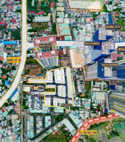 BCONS UNI VALLEY – NHÀ PHỐ SIÊU ĐÔ THỊ GIỮA LÀNG ĐẠI HỌC, PHƯỜNG ĐÔNG HÒA, TP DĨ AN, TỈNH BÌNH