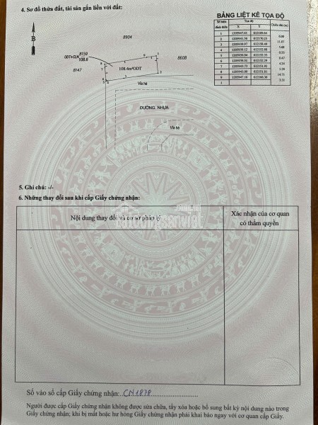 Bán lô đất 103m2 giá 6tỷ Hùng Vương Trảng Bom Đồng Nai giá 6 tỷ