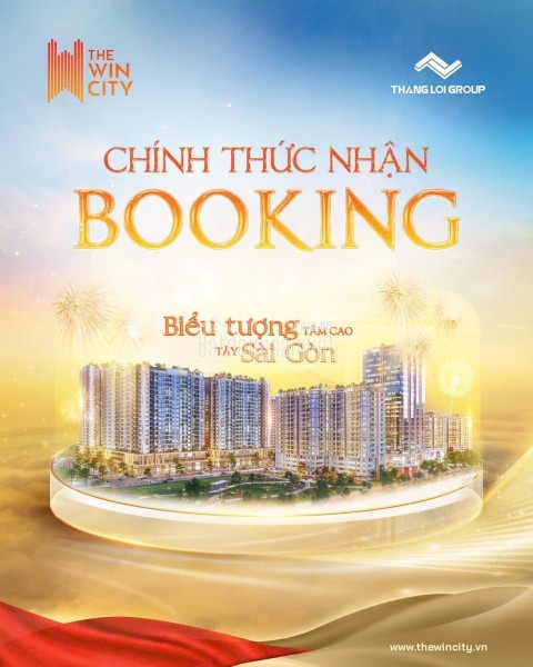 Mở bán dự án The Win City căn hộ Đức Hòa Long An giá từ 1,2 tỷ booking 20tr - tặng full nội thất