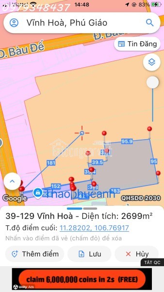 Bán Đất + Nhà Cấp 4 Đẹp Tại Xã Vĩnh Hòa – Khu Vực Phú Giáo (Cũ), Tp.Hcm