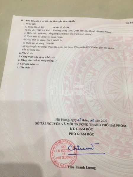 Bán nhà mặt đường Ngô Gia Tự, chỉ 90 triệu/m2, 140m2,  Hải Phòng ngay cạnh cầu rào giá tốt