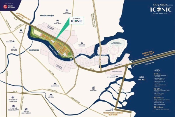 Bán  đất dự án đẹp ở mặt tiền QL19 Quy Nhơn Giá chỉ từ 2,2 tỷ/lô diện tích 80m2, Hỗ trợ trả góp