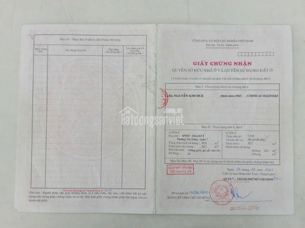 Nhà Q7 66m2 Giá 3.680 tỷ. Ngay Cầu Kênh Tẻ