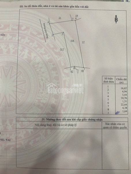 Bán đất 1 sẹt đường QL 51-Tại Long Hưng - Đồng Nai. 0909808615