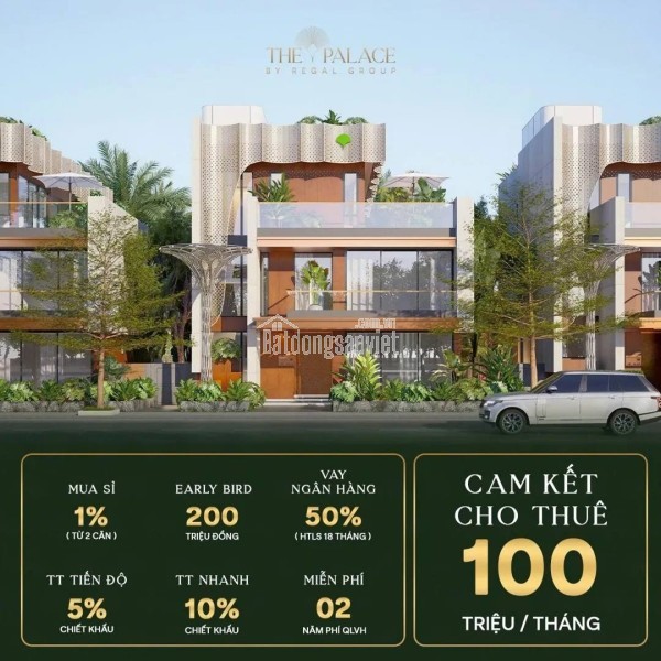 Sở hữu dinh thự The Palace Đà Nẵng chỉ từ 65tr/m2. Chỉ 22 căn Độc Bản