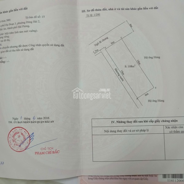 Chính chủ cần bán đất xây Villa tại Hạ Đoạn 3, số 681 Đông Hải, Hải Phòng – Vị Trí Đắc Địa, Phù