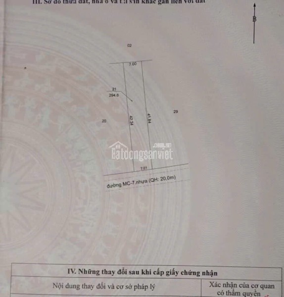 Đất nền cực phẩm ở Hùng Vương, xã Vĩnh Thanh, Nhơn Trạch, Đồng Nai.