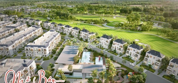 Dinh thự Long Biên Golf Villas - Diện tích từ 218m - 545m2, 2 mặt tiền 15m, chân cầu Trần Hưng Đạo