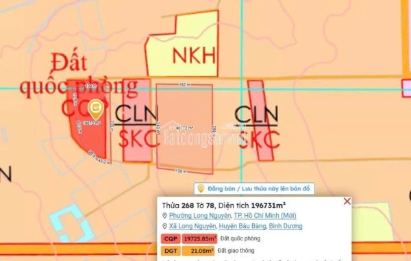 LÔ ĐẤT VỊ TRÍ ĐẸP – ĐẦU TƯ LÀ SINH LỜI chính chủ cần bán nhanh lô đất tại huyện Bàu Bàng, tỉnh