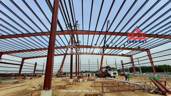 XTLT Nhà Xưởng sản xuất khung thép tiền chế, có sẵn cầu trục, trạm điện lớn