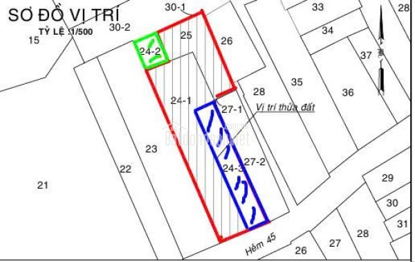 (Tin thật 100%) Bán đất tặng nhà 177m2 tại hẻm 45 Trần Thái Tông - HXH 5m - GPXD 6 lầu xây CHDV