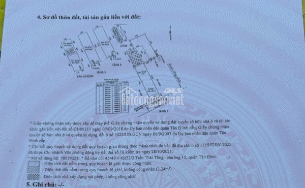 (Tin thật 100%) Bán đất tặng nhà 177m2 tại hẻm 45 Trần Thái Tông - HXH 5m - GPXD 6 lầu xây CHDV