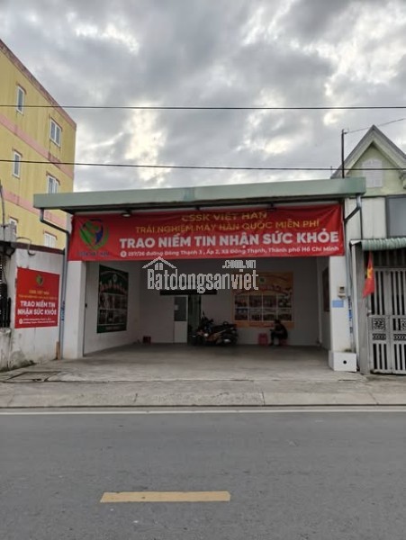 Bán nhà mặt tiền 8x40m nở hậu 10m giá  13,5 tỷ Đường Đông Thạnh 3