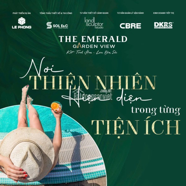 The Emerald Garden View nơi thiên nhiên hiện diện trong từng tiện ích giá chỉ dưới 35tr/m2