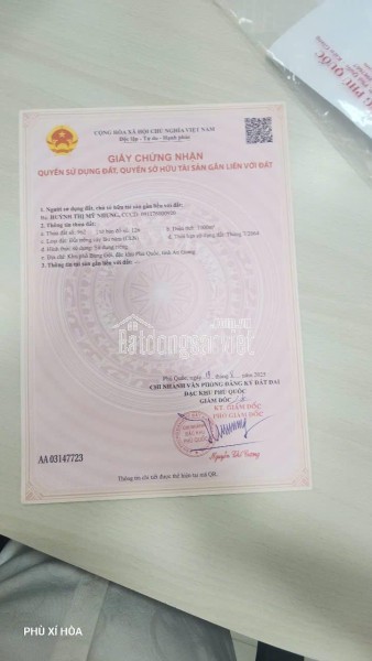 Siêu phẩm đất phú quốc 1.000m² giá tốt hiếm có