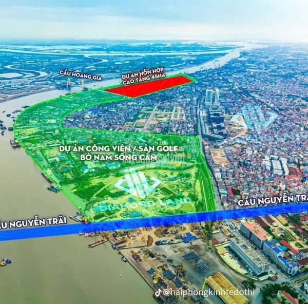 Bán Lô Đất 48m² Đối Diện Công Viên Tuyến 3 – Tái Định Cư 226 Lê Lai, Hải Phòng