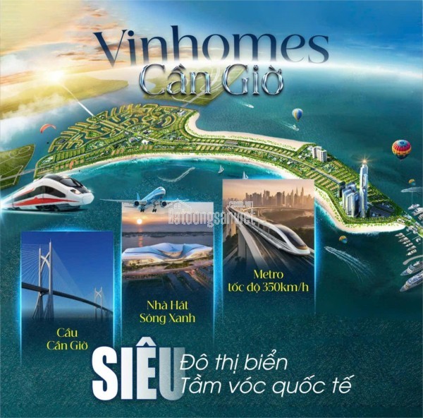 Siêu đô thị biển Vinhomes Green Paradise Cần giờ. Mở bán giá biệt thự chỉ từ 9xtr/m2. Cơ hội x3