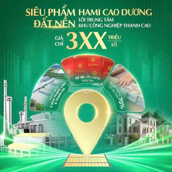 Cao Dương – Lương Sơn: đất 60m² thổ cư, giá 3xx
Đường nhựa – sổ sẵn – kết nối Hà Nội 40km