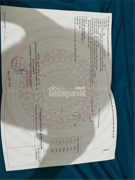 HOT HOT – CHÍNH CHỦ CẦN BÁN LÔ ĐẤT TẠI Xã Hòa Khánh, Thành phố Buôn Ma Thuột, Tỉnh Đắk Lắk