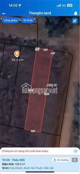 HOT HOT – CHÍNH CHỦ CẦN BÁN LÔ ĐẤT TẠI Xã Hòa Khánh, Thành phố Buôn Ma Thuột, Tỉnh Đắk Lắk