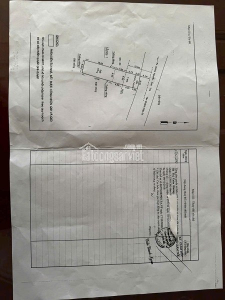 BÁN ĐẤT MẶT TIỀN XTT59 – BÀ ĐIỂM  VỊ TRÍ VÀNG – GIÁ MỀM BẤT NGỜ!