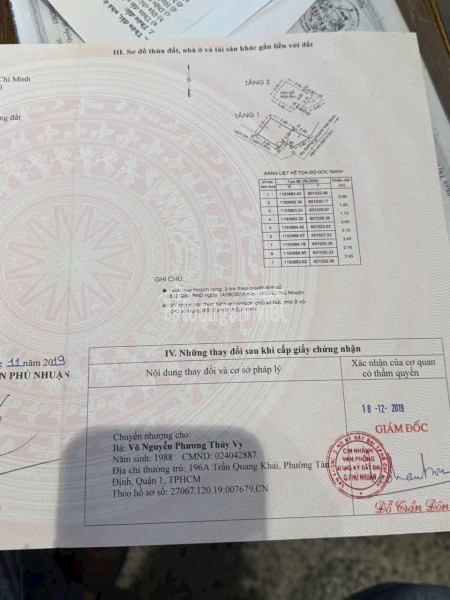 Bán nhà 72/19 Huỳnh văn bánh p 15 Phú nhuận Giá : 2,6 tỉ có thương lượng