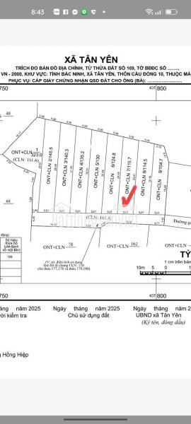 CHÍNH CHỦ BÁN LÔ ĐẤT ĐẸP – TÂN YÊN, BẮC GIANG – GIÁ CHỈ 700 TRIỆU