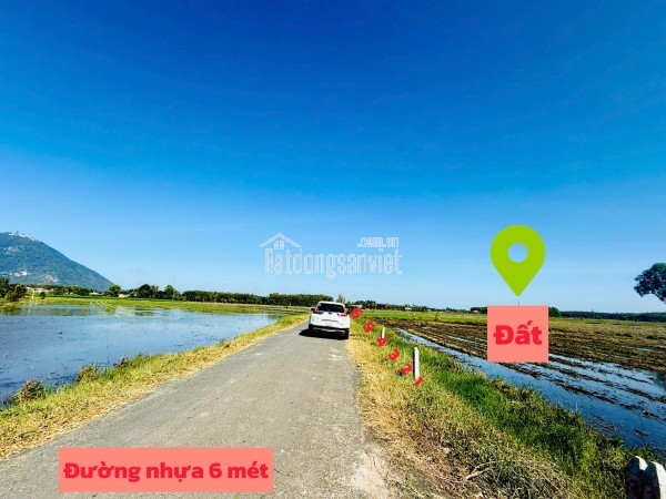 Đất giáp hồ mát mẻ dt 7*91m sẵn thổ cư kdc đông đầy đủ tiện ích cách sân bay chỉ hơn 20km quốc lộ