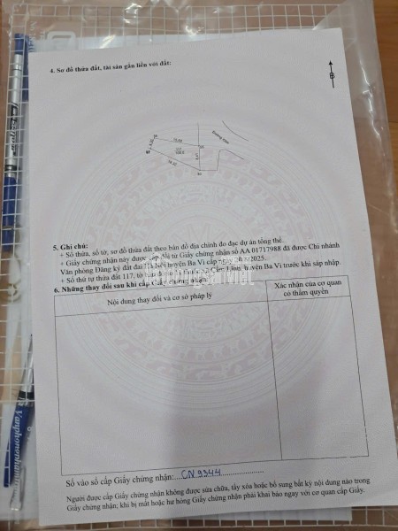 BÁN ĐẤT BA VÌ, HÀ NỘI-SIÊU RẺ-XÂY NHÀ Ở LUÔN-SỔ ĐỎ ĐẸP-GIÁ 350TR