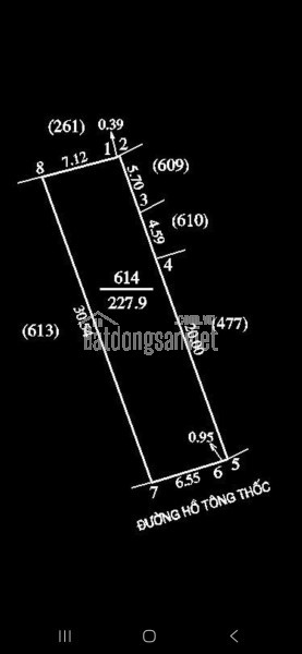 Bán lô 228m2 mặt đường Hồ Tông Thốc, gần Bệnh Viện Ba Lan, TP Vinh