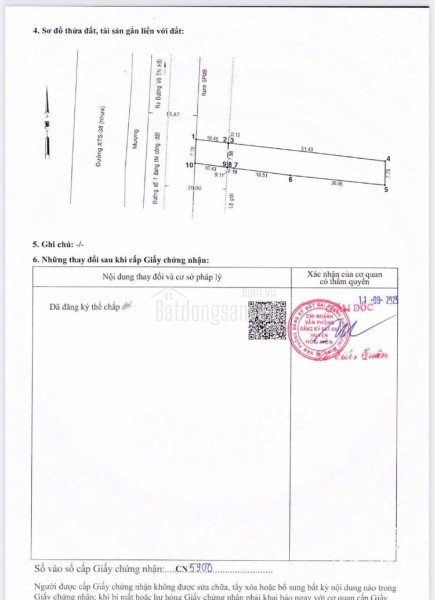 Bán đất mặt tiền 8x63m giá 12,5 tỷ Đường Kênh Tiêu