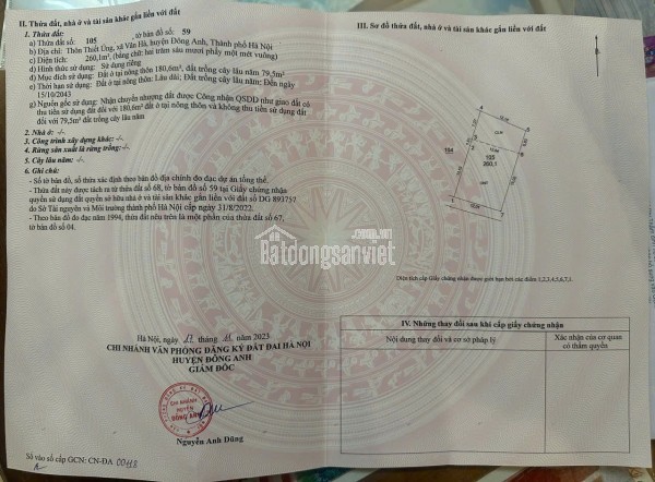 Bán đất Vân Hà, Đông Anh, HN. View khu đô thị, đường nhựa, vỉa hè. Mặt tiền rộng, chia 2 lô đẹp