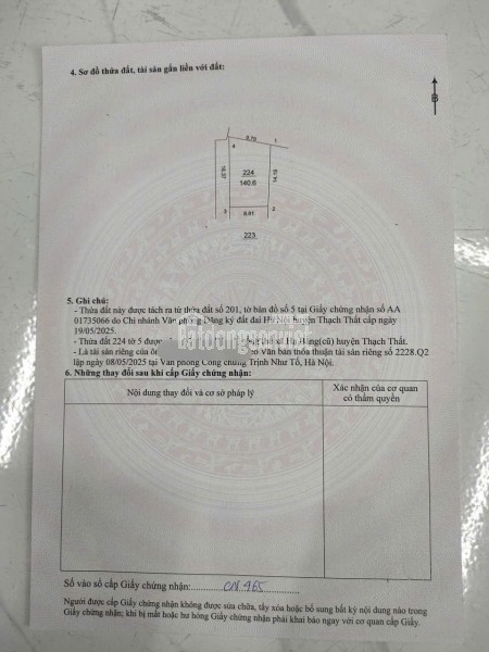 SỞ HỮU NGAY LÔ ĐẤT ĐẸP - GIÁ TỐT - Vị Trí Đắc Địa Tại Xã Hạ Bằng, TP Hà Nội