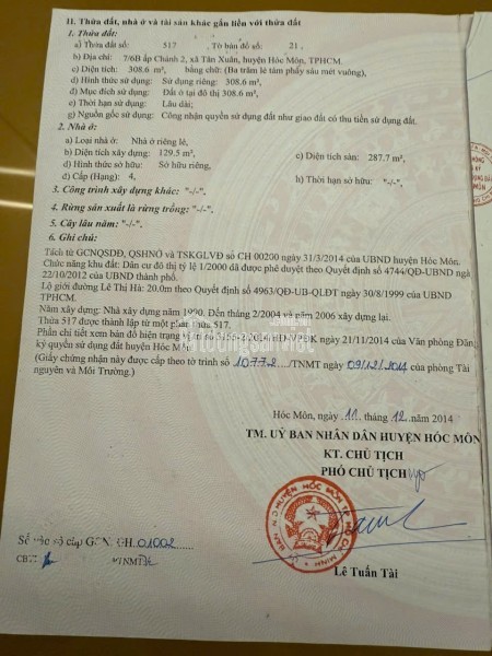 ĐẤT + XƯỞNG (28x138) MẶT TIỀN VÕ THỊ HỒI, XUÂN THỚI ĐÔNG, HÓC MÔN