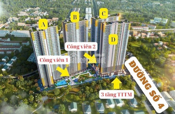 CHÍNH CHỦ CẦN SANG NHƯỢNG CĂN HỘ 2PN – 2WC TẠI BCONS SOLARY