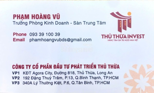 AGORA CITY- mảnh đất đáng đầu tư, quy hoạch đồng bộ, 500m ra Cao tốc Trung Lương. MY 0937042608