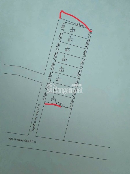 MỞ BÁN F0 8 LÔ TỔ 9 HÒA NGHĨA – DƯƠNG KINH  NGANG 4,2M  THANH KHOẢN CAO  ZALO 0567 222 555