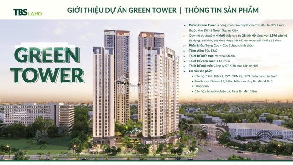 GREEN SKYLINE – CĂN HỘ SỐNG XANH TRUNG TÂM DĨ AN  TBS GROUP 14