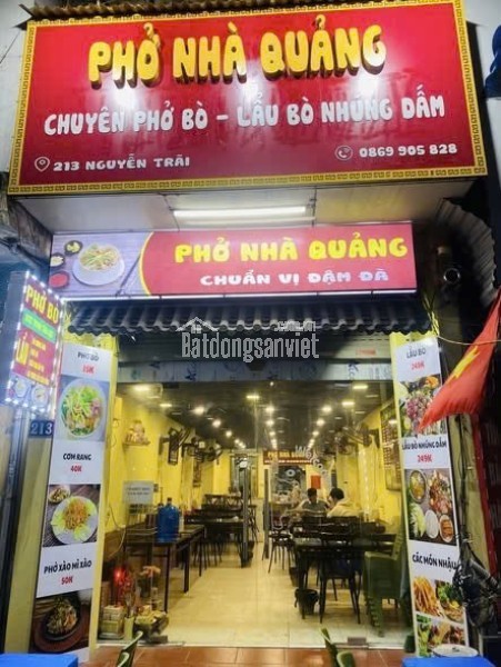 SANG QUÁN MẶT TIỀN ĐƯỜNG THẠCH LAM , TÂN PHÚ– KHÔNG GIAN RỘNG