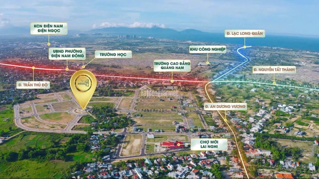 Bán đất nền dự án tại Đường Trần Thủ Độ, Điện Bàn, Quảng Nam 1,7 tỷ (85%), MT 6m, dài 21m