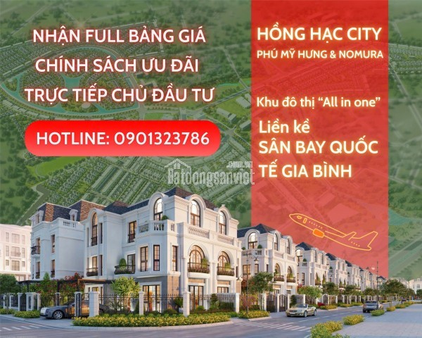 MỞ BÁN SHOPHOUSE HỒNG HẠC CITY PHÚ MỸ HƯNG 0901323786