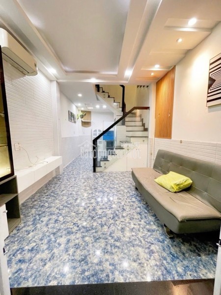 HẺM THÔNG PHAN VĂN TRỊ P.11 BÌNH THẠNH - 30M RA MẶT TIỀN - 4 TẦNG BTCT 5PN MỚI ĐẸP - DT 36M²