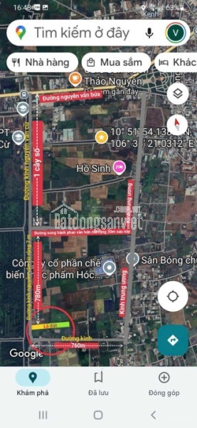 Bán đất tại Quốc Lộ 22, Tân Hiệp, Hóc Môn, Hồ Chí Minh, giá tốt 8 triệu / m2, 16348.1m2