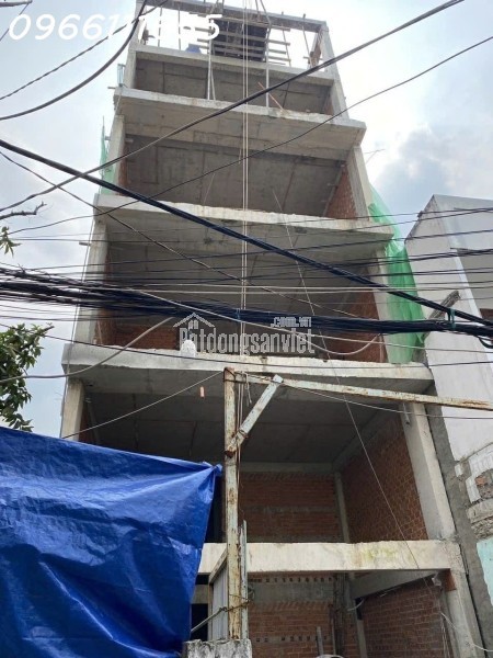 BÁN NHÀ  NGUYỄN TRÃI - P.NGUYỄN CƯ TRINH- BÁN ĐẤT TẶNG NHÀ 6 TẦNG ĐÃ XÂY THÔ CÓ GPXD - BẢN VẼ