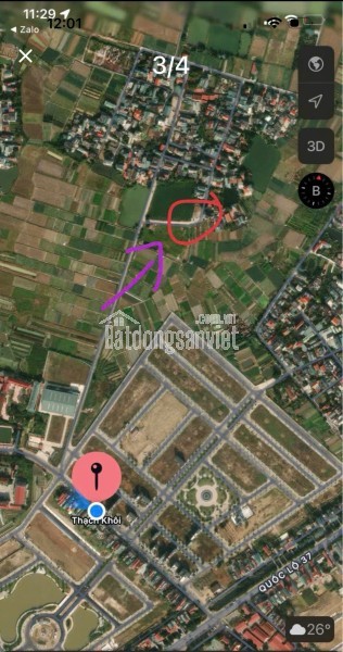 CẦN BÁN ĐẤT FULL THỔ CƯ– XÃ THẠCH KHÔI, TP HẢI DƯƠNG, TỈNH HẢI DƯƠNG