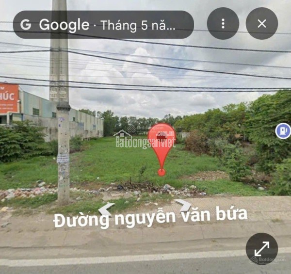 Đất thổ cư mặt tiền đường Dương Công Khi 5301m2, Có 3927m2 Thổ cư