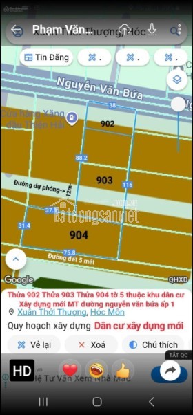 Bán nhà đất ở 523 m2 ở Trung Lân 4, gần chợ Bà Điểm, đường ôtô né nhau thu nhập 40 triệu/tháng.