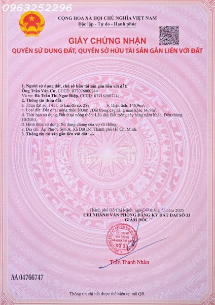 Bán 15 nền FO Đất Đỏ, Long Đất, Bà Rịa Vũng Tàu, giá đầu tư